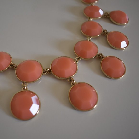 JCrew Pink & Gold Statement Necklace | Excellent Condition - Picture 4 of 6